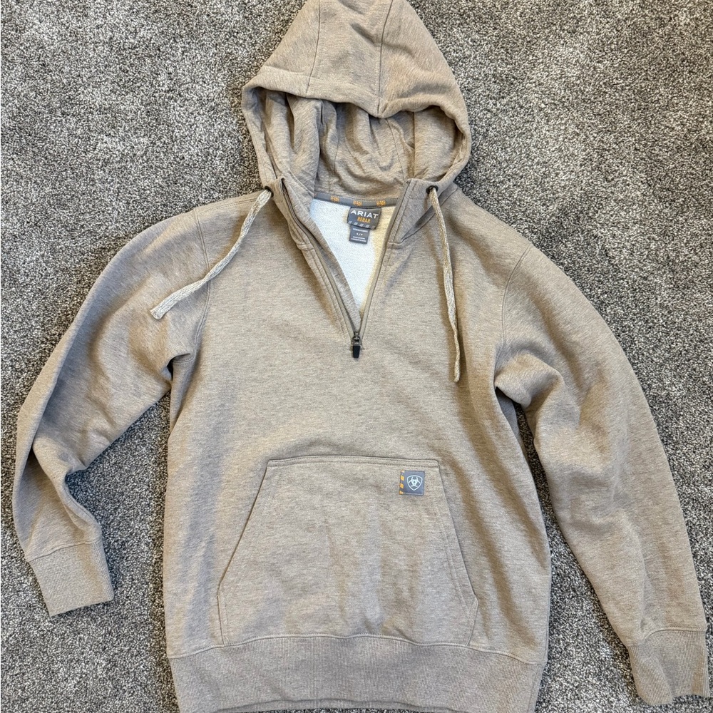 Ariat Women’s Tan Zip-Up Hoodie Sweater